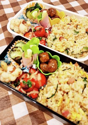高１男子とパパの弁当240607-レシピのメイン写真