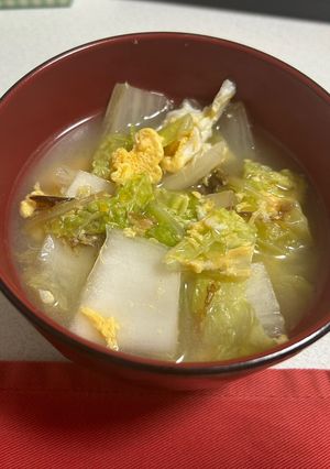 中華風卵とじスープ-レシピのメイン写真