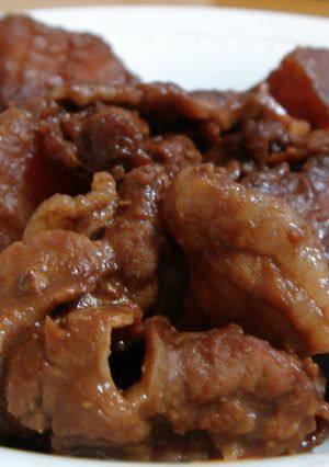 ご飯がススム♪大根と豚肉のこってり味噌煮-レシピのメイン写真