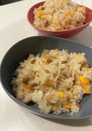 1歳児爆食い！取り分け*納豆炒飯-レシピのメイン写真
