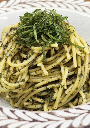 格安お手軽!大葉のジェノベーゼパスタ-レシピのメイン写真