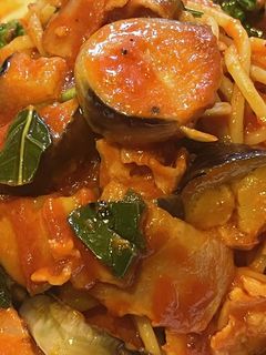 なすとベーコンのハーブパスタ-レシピのメイン写真