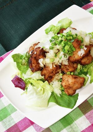 【JAいしのまき】米粉で唐揚げ塩麹漬け-レシピのメイン写真