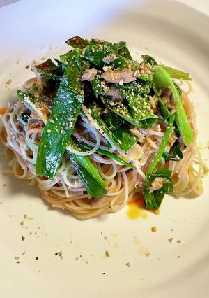 ネギたっぷりトムヤムそうめんビーフン-レシピのメイン写真
