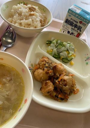 肉団子の春雨煮　河内長野市学校給食-レシピのメイン写真