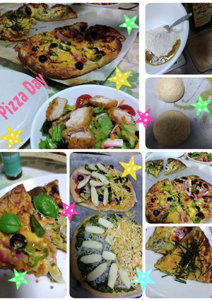 おうちDe軽い胚芽ぱんPizza2種-レシピのメイン写真