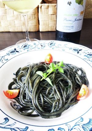 イカスミのパスタ②-レシピのメイン写真