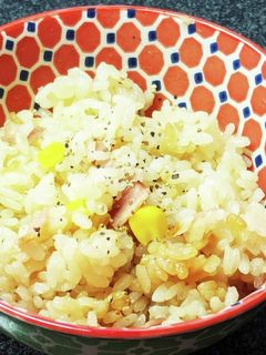 準備は5分!Wコン&チーズの炊込みご飯-レシピのメイン写真