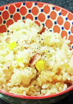 準備は5分!Wコン&チーズの炊込みご飯-レシピのメイン写真