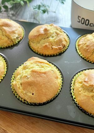 梅酒の梅とHMで大人のカップケーキ-レシピのメイン写真