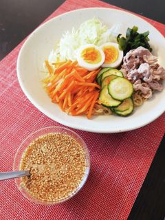冷やし中華の胡麻だれ★ごまドレ使用-レシピのメイン写真