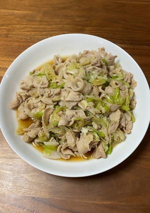 ご飯がすすむ長ネギ豚バラ炒め-レシピのメイン写真