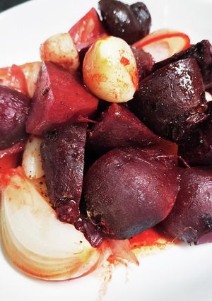 農家の食卓〜ビーツ・生にんにく・新玉ねぎ-レシピのメイン写真
