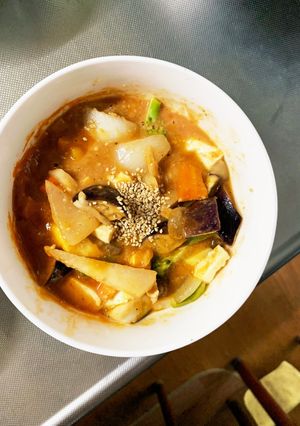 肉無豆腐簡単レモンラタトゥイユ味野菜炒め-レシピのメイン写真