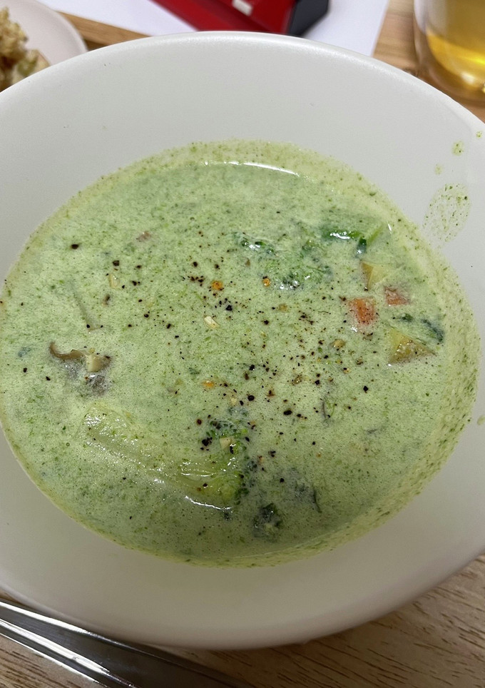 ミキサーで簡単！ほうれん草の豆乳スープ-レシピのメイン写真