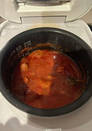 炊飯器偉い4 鶏もも肉のトマト煮-レシピのメイン写真
