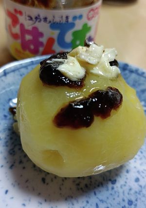 じゃがバタさん　〜海苔の佃煮乗っけて〜♡-レシピのメイン写真