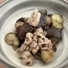 甘くない★なすと豚肉の味噌煮-レシピのメイン写真