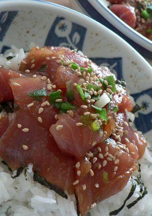 切り落としＤＥマグロのづけ丼♪-レシピのメイン写真