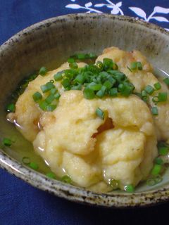 豆腐とイカの揚げ出し-レシピのメイン写真