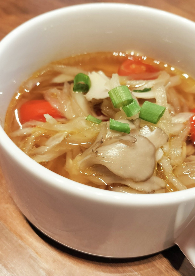切干大根とごぼうの腸活スープ QC-レシピのメイン写真