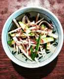 胡瓜と辛味大根の梅ドレッシング和え