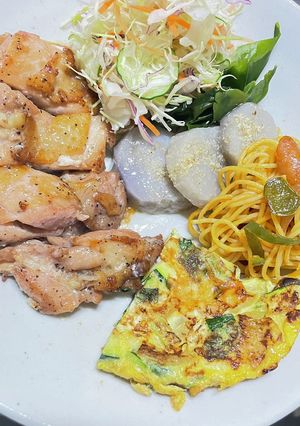 朝食や副菜に☆小松菜の節約キッシュ風☆-レシピのメイン写真