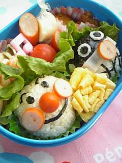 キャラ弁★アンパンマン&バイキンマン-レシピのメイン写真
