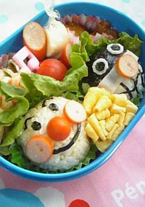 キャラ弁★ｱﾝﾊﾟﾝﾏﾝ＆ﾊﾞｲｷﾝﾏﾝ-レシピのメイン写真