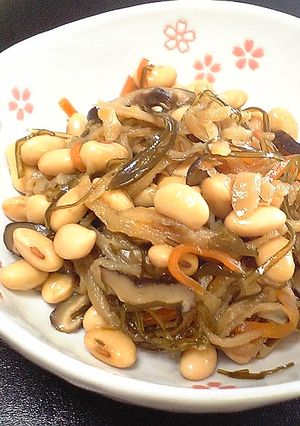 優しい味♪切り干し大根と大豆の田舎煮-レシピのメイン写真