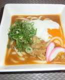 とろける温玉☆彡極上の和風カレーうどん