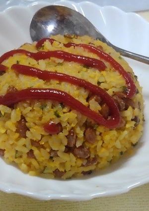 レンチンで納豆チャーハン:超シンプル!-レシピのメイン写真