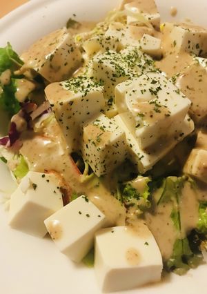 市販サラダ活用●サイコロ豆腐のサラダ-レシピのメイン写真