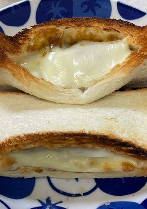 チーズカレートースト-レシピのメイン写真