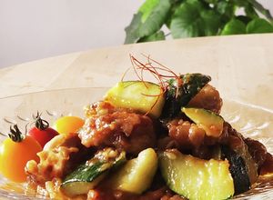 夏の豚肉ズッキーニ味噌炒め☆お弁当☆中華-レシピのメイン写真