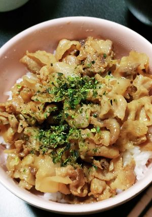 簡単豚ばら丼-レシピのメイン写真
