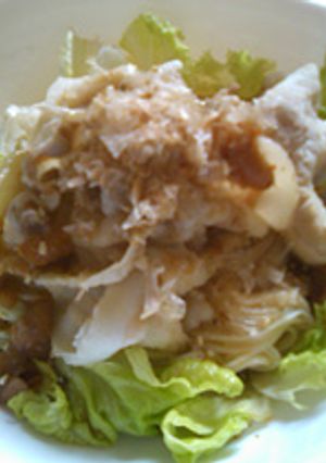 梅風味な豚しゃぶそうめん-レシピのメイン写真