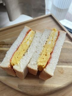卵2個で厚焼き卵サンド-レシピのメイン写真