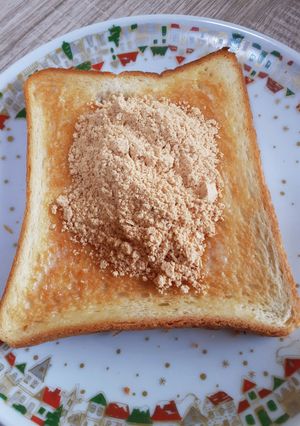 お塩で甘じょっぱ☆簡単きな粉とーすと-レシピのメイン写真