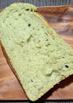 抹茶風味の、美味しいご飯パン♪-レシピのメイン写真