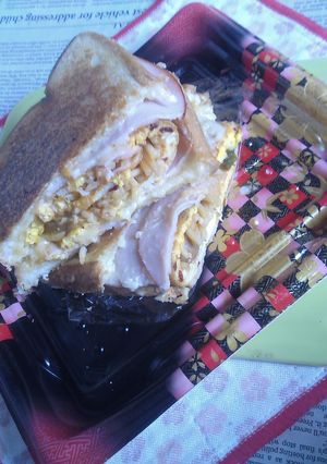 ハム＆チーズ＋玉子焼きのホットサンドV5-レシピのメイン写真