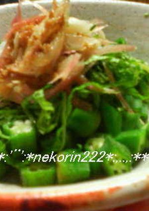 オクラに大葉＆みょうがのっけ盛り-レシピのメイン写真