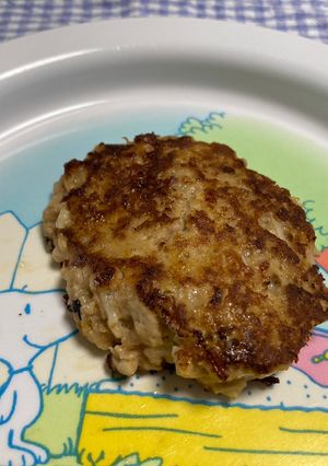 【幼児食】えのきのハンバーグ-レシピのメイン写真