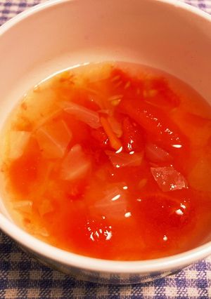 【幼児食】トマトのスープ-レシピのメイン写真