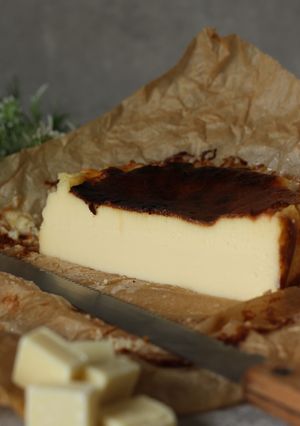 15cm型【生チョコバスクチーズケーキ】-レシピのメイン写真