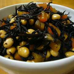 รูปของ 圧力鍋で♪ ひじきとお豆の煮物