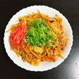 哀愁のホルモン焼きそば