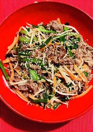 韓国風牛肉炒め-レシピのメイン写真