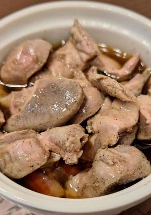 【低温調理】砂肝のコンフィ風ごま油煮-レシピのメイン写真
