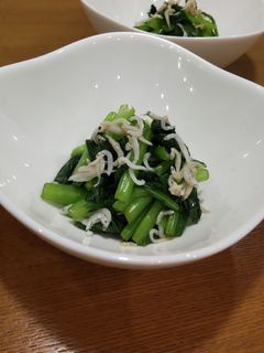 小松菜のしらす和え-レシピのメイン写真